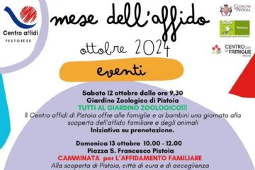 la locandina del mese dell'affido