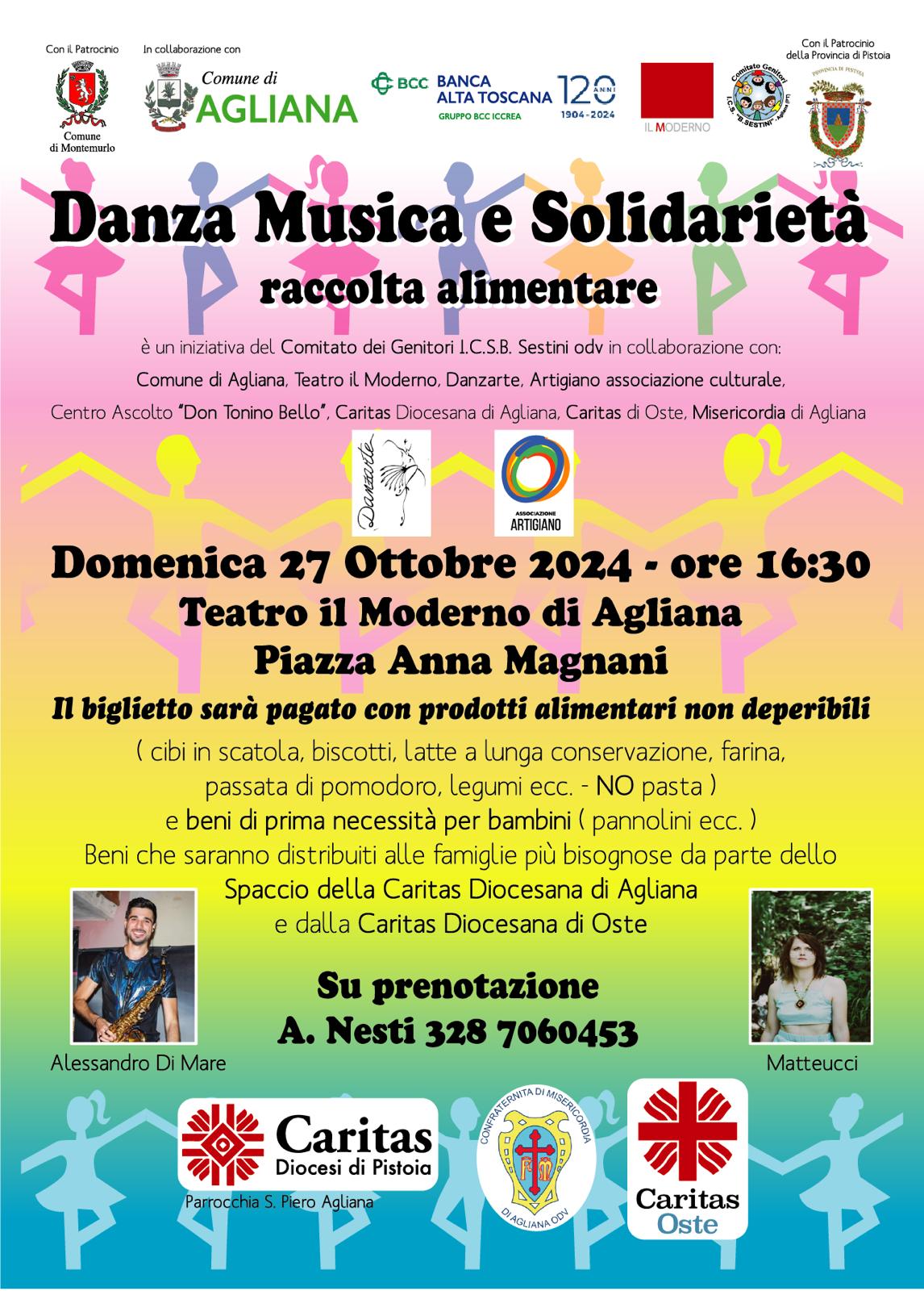 figure che ballano: danza musica e solidarietà