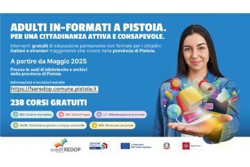Corsi gratuiti per adulti promossi dalla rete delle Biblioteche della provincia di Pistoia