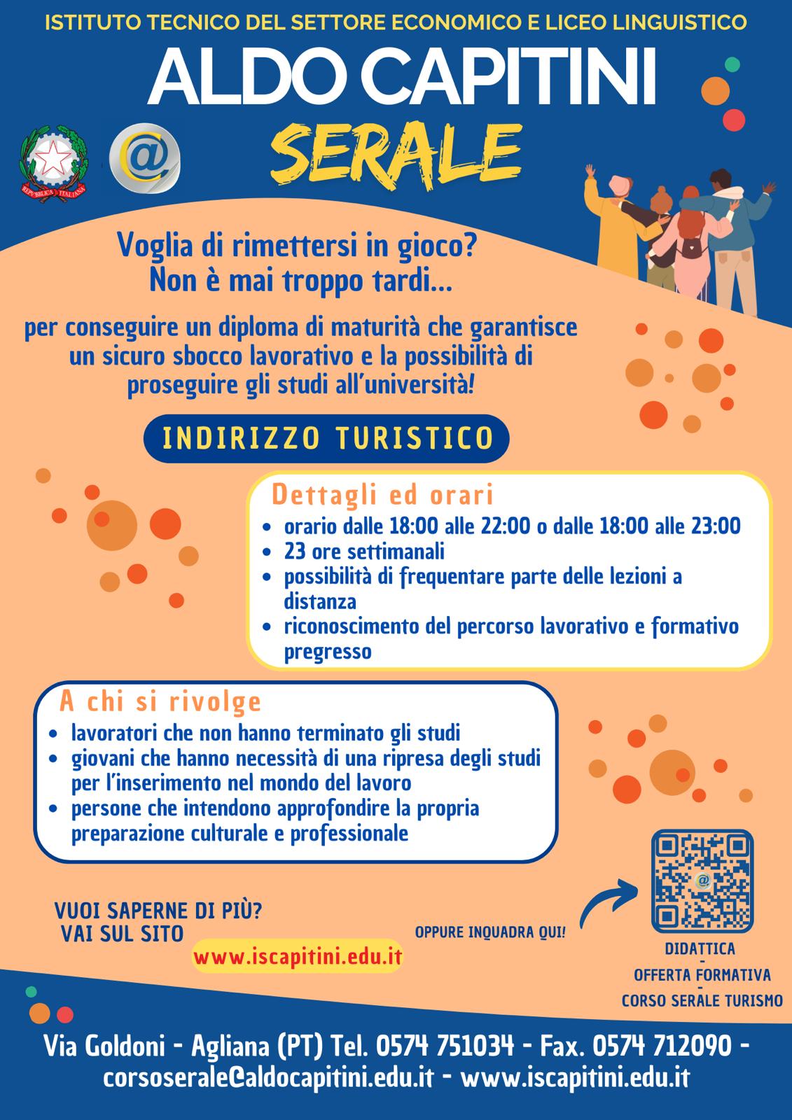 Corsi serali all'Istituto Capitini