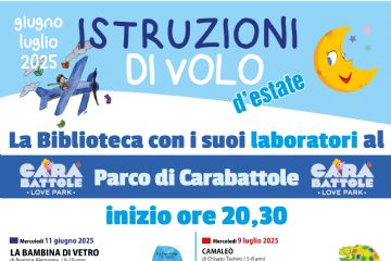 Istruzioni di volo d&#39;estate - i laboratori della Biblioteca per bambini e ragazzi