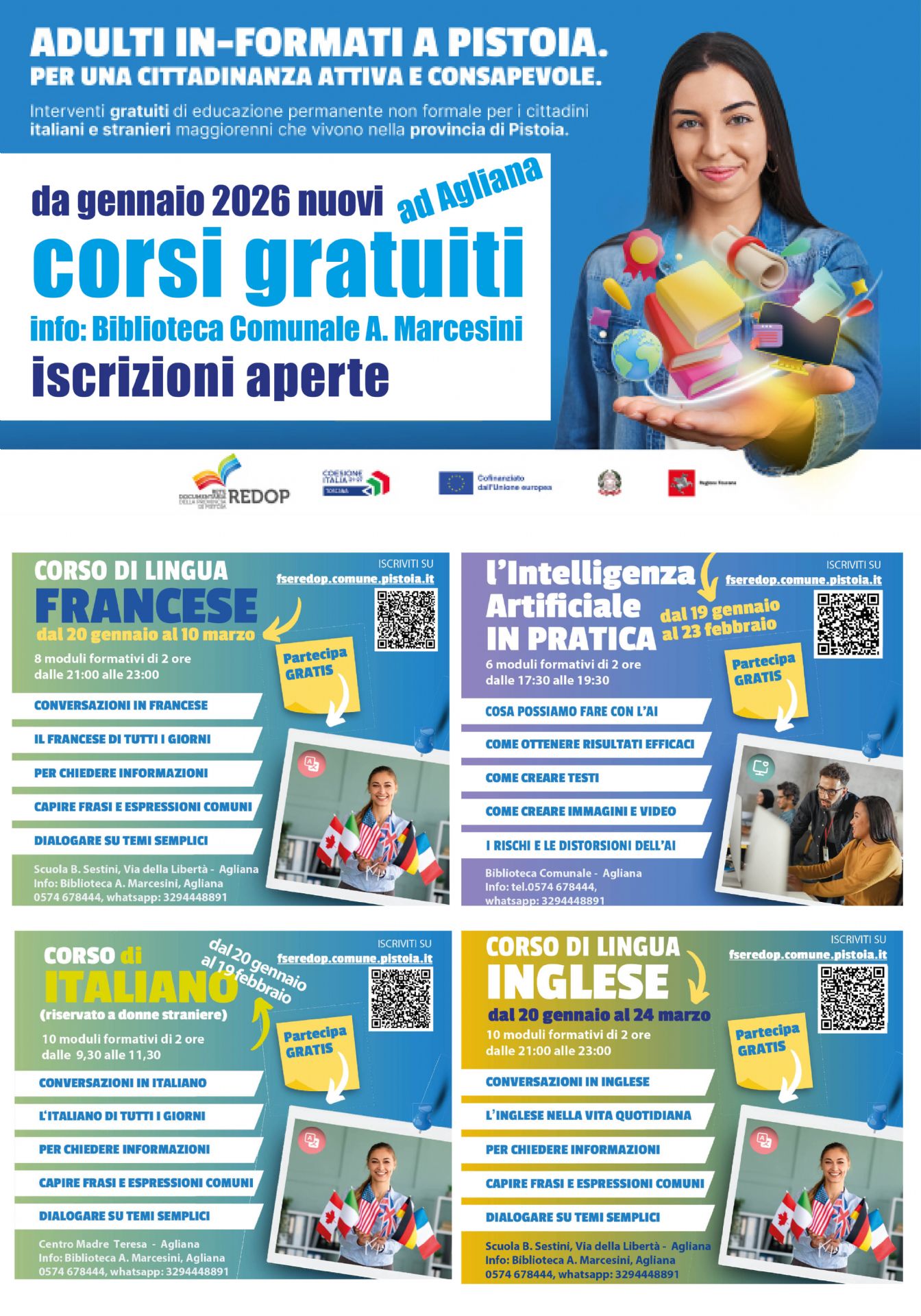 corsi gratuiti a gennaio