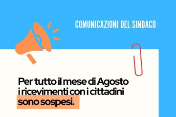 ricevimenti sindaco