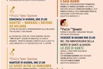 Il programma del Giugno Aglianese edizione 2021. Pag. 2